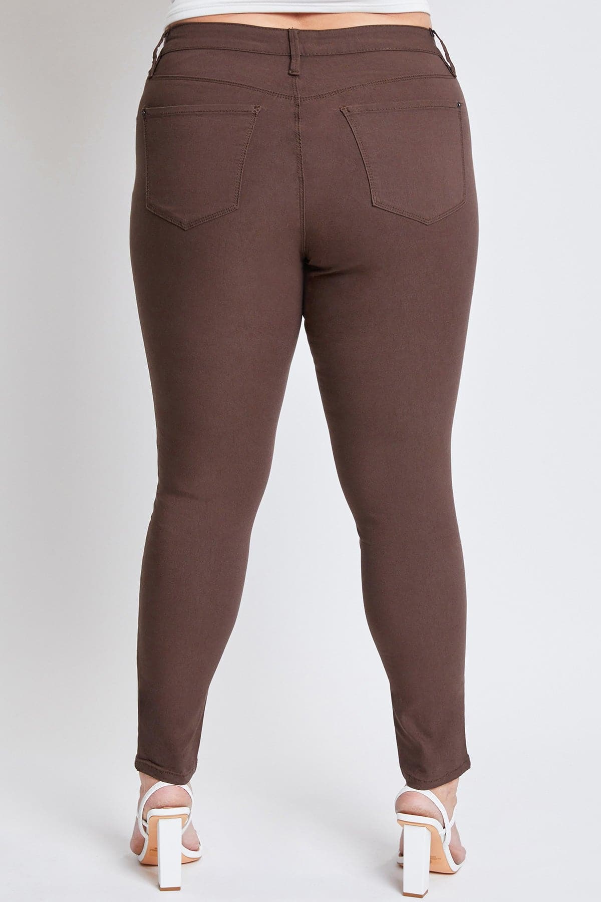 Brown pants on a white background