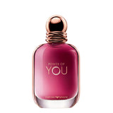 Power of You Eau de Parfum Pink perfume bottle with rose gold cap on a white background