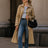 beige Classic Lined Trench Coat