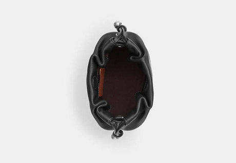Black Coach Faye Mini Drawstring Bag