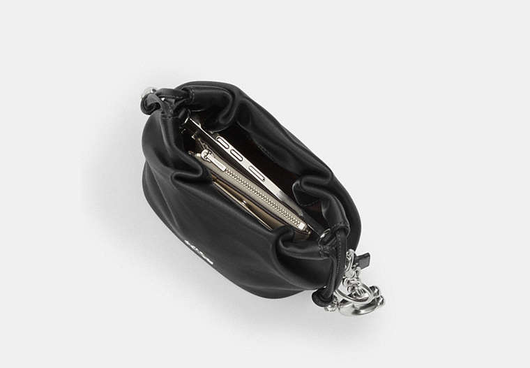 Black Coach Faye Mini Drawstring Bag