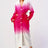 Fuchsia Ombre Trench Dress