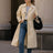 beige Classic Lined Trench Coat