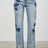 Star & Heart Patch High Rise Dad Jeans