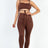 brown Wholesale Tie Front Cut Out Jumpsuit