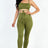 olive green Wholesale Tie Front Cut Out Jumpsuit