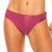 Youmita magenta Striped Lace Thong